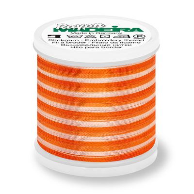 Madeira Rayon 40 Embroidery Thread 2022 Ombre Orange