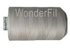 Konfetti Thread: 50wt 3 ply 100% Cotton. 1000m Spool Sterling Grey