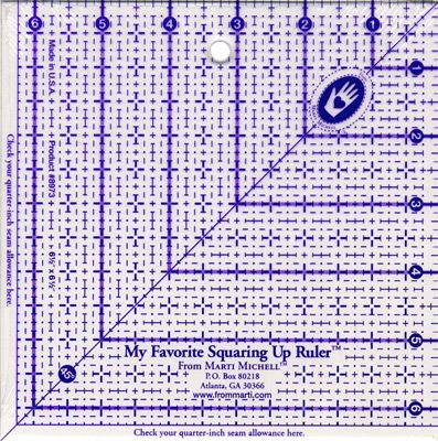 Squaring Up Ruler: Marti Michell 6 1/2'