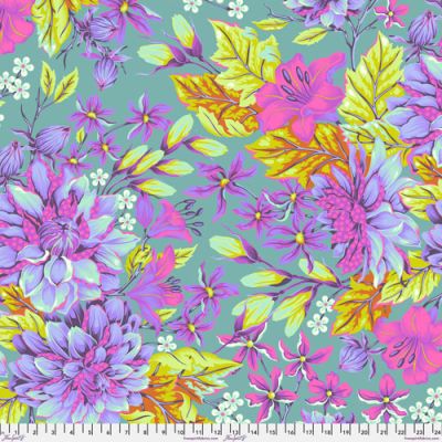 Tula Pink Hello Dahlia, Cosmic Extra Wide Quilt Back Fabric