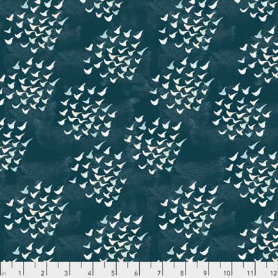 Time & Tide Fabric: Murmuration Depths (per 1/4 metre)