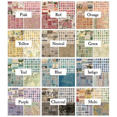 Tim Holtz Eclectic Elements Palette Fat Quarter Pack Subscription