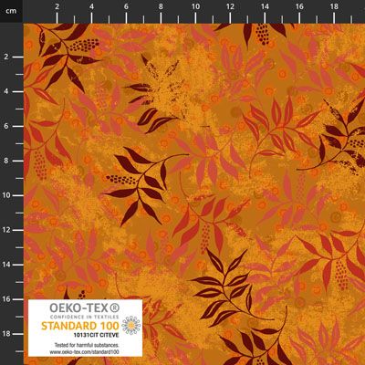 Keep Blooming fabrics: Leaf Tan