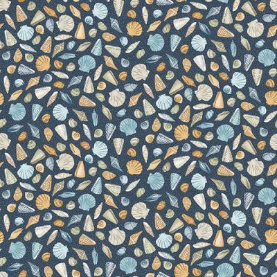 High Tide Fabric: Beachcomber, Dark Blue