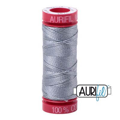 Aurifil 12 Cotton Thread 2610 Light Blue Grey