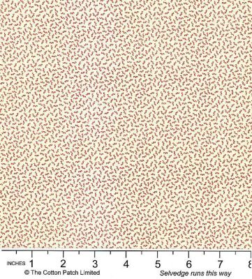 Classic Coordinates Fabric: Tint Squiggels Red (per 1/4 metre)