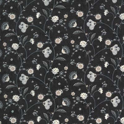 Boudoir fabric: Salon Vine Caviar (per 1/4 metre)