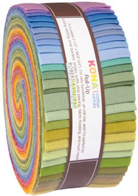 Robert Kaufman Kona New Dusty Palette RollUp