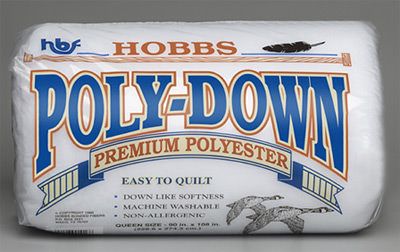 Hobbs Polydown Polyester Wadding, Queen Size