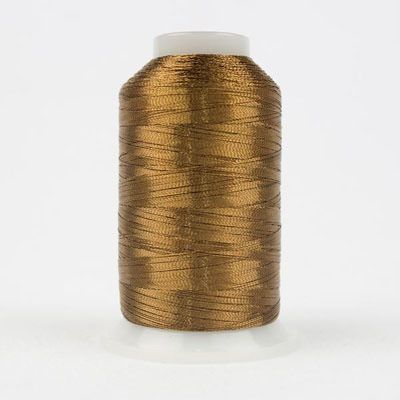 Spotlite Thread: Metallic Rayon 1000m Spool Soft Brown