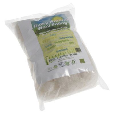 Toy Filling Bag  Natural Wool 100g