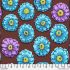 Kaffe Fassett Zinnia Fabric Aqua (per 1/4 metre)