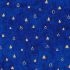 Gustav Klimt fabric: Cobalt Metallic Triangles