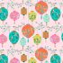 Blossom Days Fabric: Chinese Lanterns on Pale Pink (per 1/4 metre)