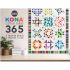 Kona Cotton Solids 365 Calendar 2025