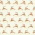 Merry Christmas fabric: Flying Reindeer Cream (per 1/4 metre)