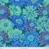 Philip Jacobs Fabric: Tropical Water Lillies Blue (per 1/4 metre)