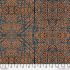 Rust and Bloom Fabric: Orange Trailing Vines (per 1/4 metre)