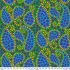 Brandon Mably Fabric Paisley Dot Green (per 1/4 metre)