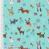 Freddie and Friends Fabric: Freddie and Friends Mint (per 1/4 metre)