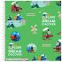 Thomas and Friends Explorers fabric: Dream and Explore Green (per 1/4 metre)