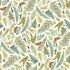 Wild Harvest fabric: Ferns and Moths, White