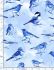 Fleur Fabric: Birds Sky Blue (per 1/4 metre)