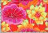 Kaffe Fassett Fabric Lake Blossoms Magenta (per 1/4 metre)