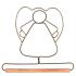 Wire Hanger  7.5' Country Angel Hanger with Dowel