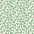 Santa's Christmas Fabric Holly (per 1/4 metre)