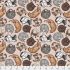 Conversationals Fabric: Cat Nap Natural (per 1/4 metre)