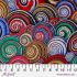 Kaffe Fassett Collective Fabric: Spiral Shells Dark (per 1/4 metre)