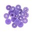 Bohin Finger Snap Buttons 13mm (1/2') Mauve Pack of 8