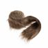 Faux Fur Trim Brown