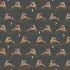 Merry Christmas fabric: Flying Reindeer Dark Grey (per 1/4 metre)