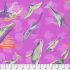 Migration Fabric: The Humpback's Ballet Magenta (per 1/4 metre)