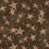 One S1ster Fabrics: Stars Brown (per 1/4 metre)