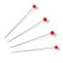 Prym Glassheaded Pins red