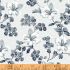 Adele fabric: Tossed Blossoms White (per 1/4 metre)