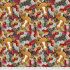 Mia Charro Farm Friends fabric: Floral Cow Multi (per 1/4 metre)