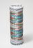 Gutermann Sulky Metallic Thread: Silver/Lt. Copper/El. Blue 7028