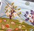 Isabella fabric: 3 Trees, 56" Quilt Panel