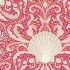 Tilda Cotton Beach: Scallop Shell Coral (per 1/4 metre)