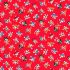 Pirates fabric: Skulls Red (per 1/4 metre)