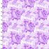 Arctic Wonder fabric: Cracked Ice Purple/Silver (per 1/4 metre)