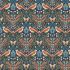 Luxe fabric: Damask Birds Navy (per 1/4 metre)