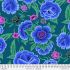 Kaffe Fassett Collective: Embroidered Shawl Blue (per 1/4 metre)