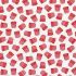 Sew and So Fabric: Red Thimbles on White (per 1/4 metre)