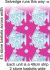 Kaffe Fassett Fabric Stone Flower Pink Panel