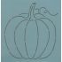 Quilt Stencil  5 Inch Pumpkin